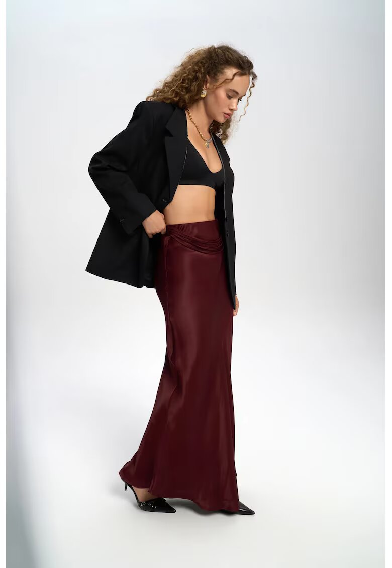 Mai Collection Пола - HiCCUP - MAI STUDIOS Muirnas Belt Detailed Maxi - - сатен