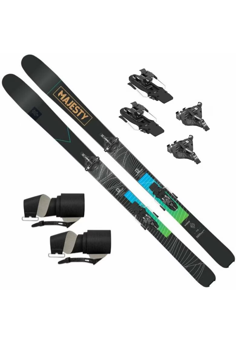 Majesty Комплект ски - Supertour - 91 + C-Crest 10 + кожи - 178 см - черни