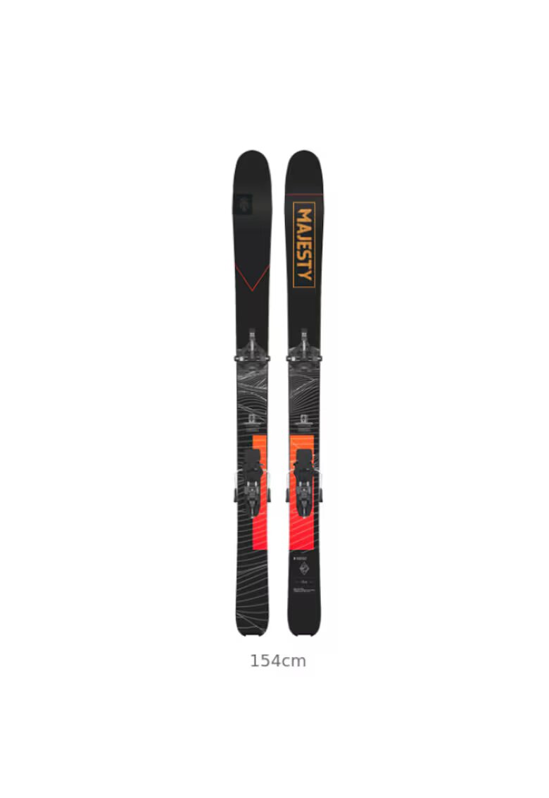Majesty Туристически ски Supertour 154 см с ATK C-Crest 10 връзки и тюленова кожа