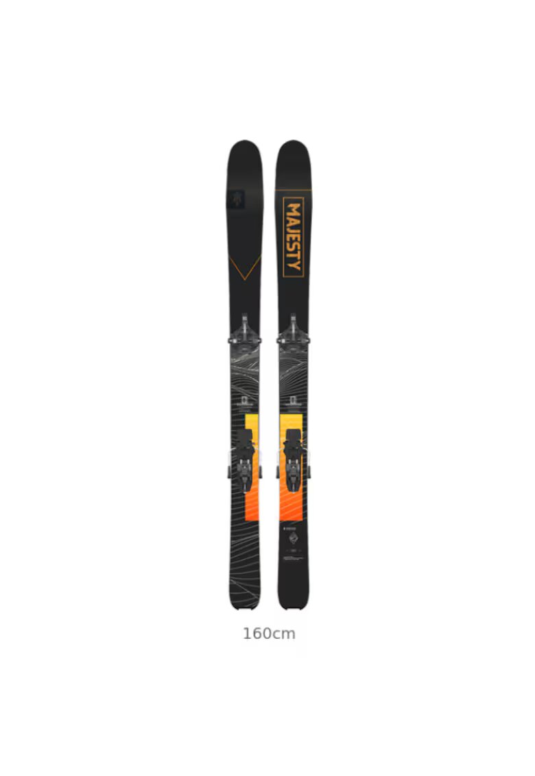 Majesty Туристически ски Supertour 160 см с ATK C-Crest 10 връзки и тюленова кожа