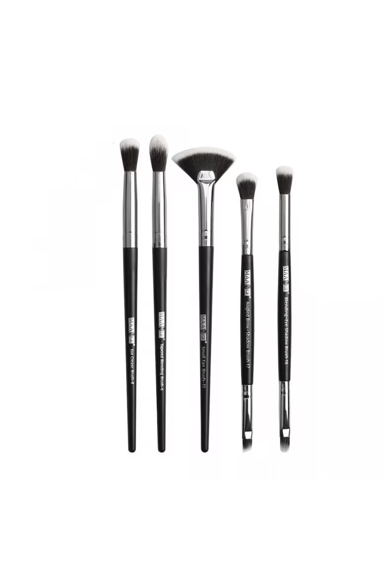 Makeup Комплект четки за грим Грим 5 четки Черен