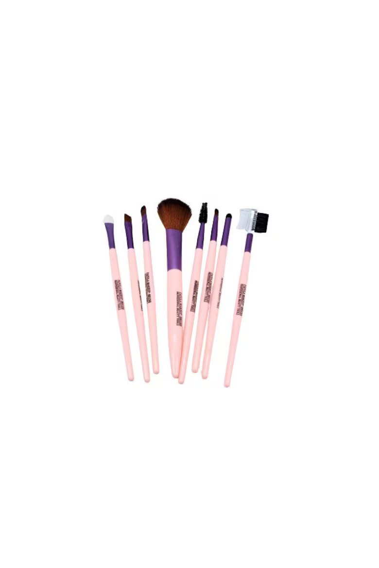 Makeup Комплект четки за грим розови 8 парчета