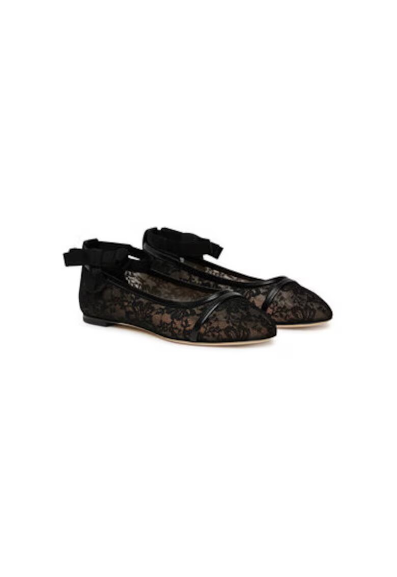 MALONE SOULIERS Балерини SABINA 5-1 - текстил - черни