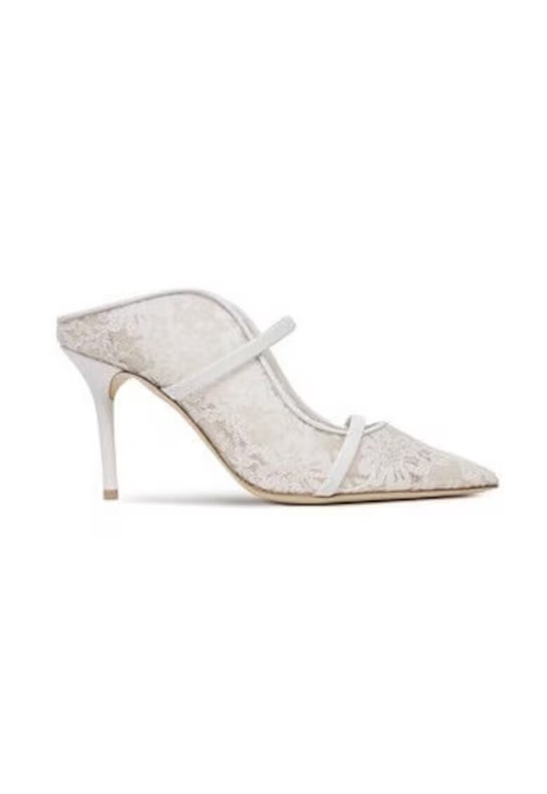 MALONE SOULIERS Дамски чехли 305170231 - Текстил - Бели