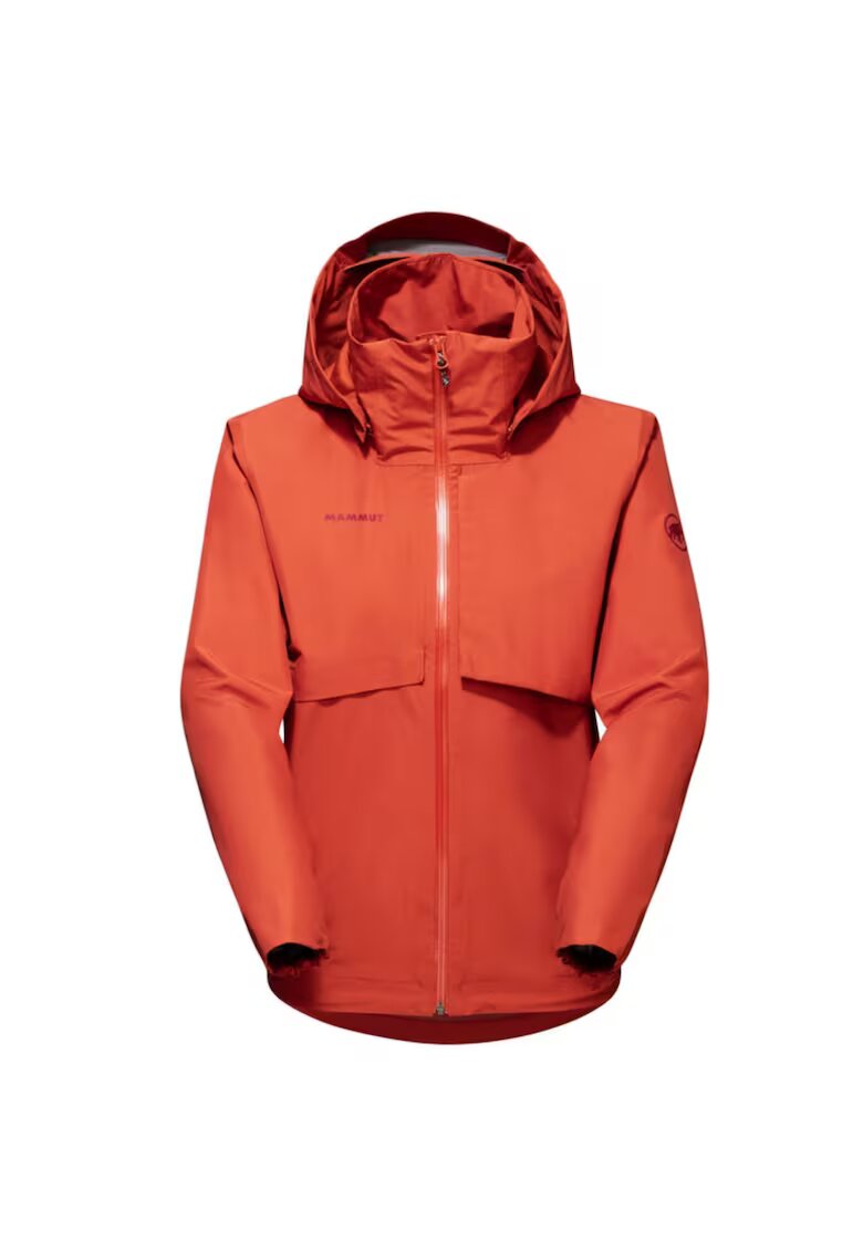 Mammut Дамско спортно яке Seon 2L - технически хардшел - оранжево - полиестер