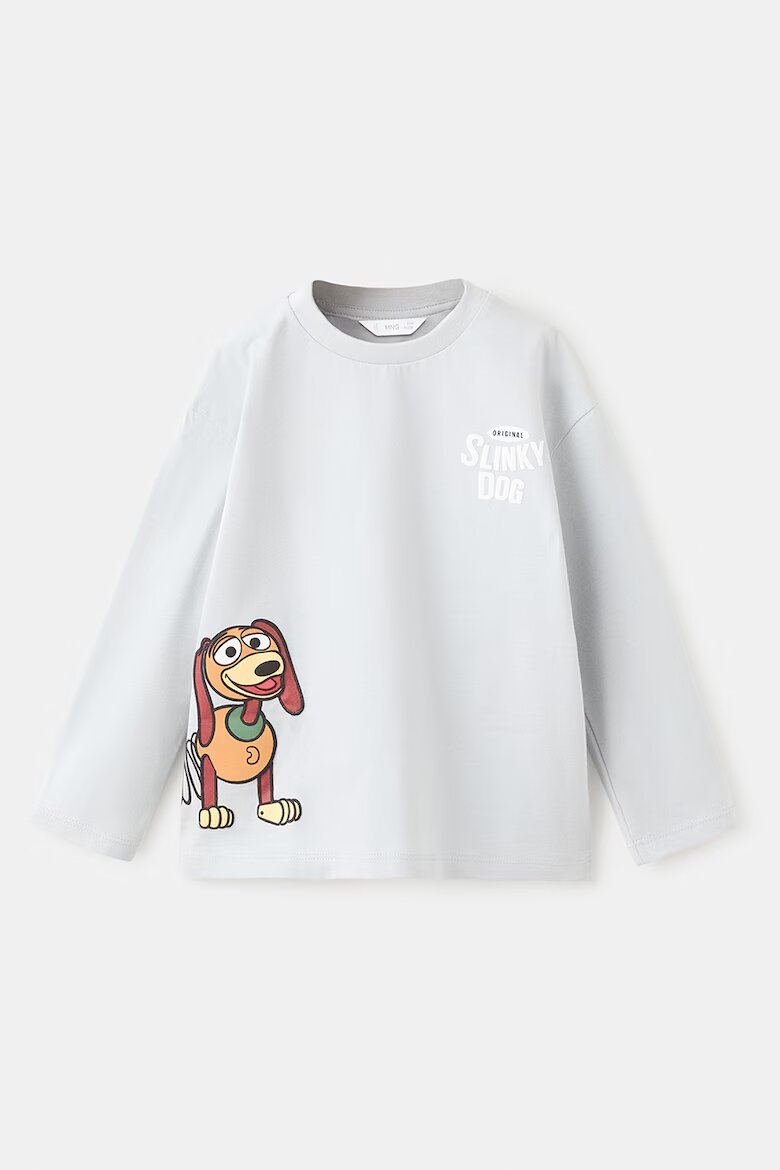 Mango Блуза с принт на Toy Story Коняк кафяв/Бледо синьо