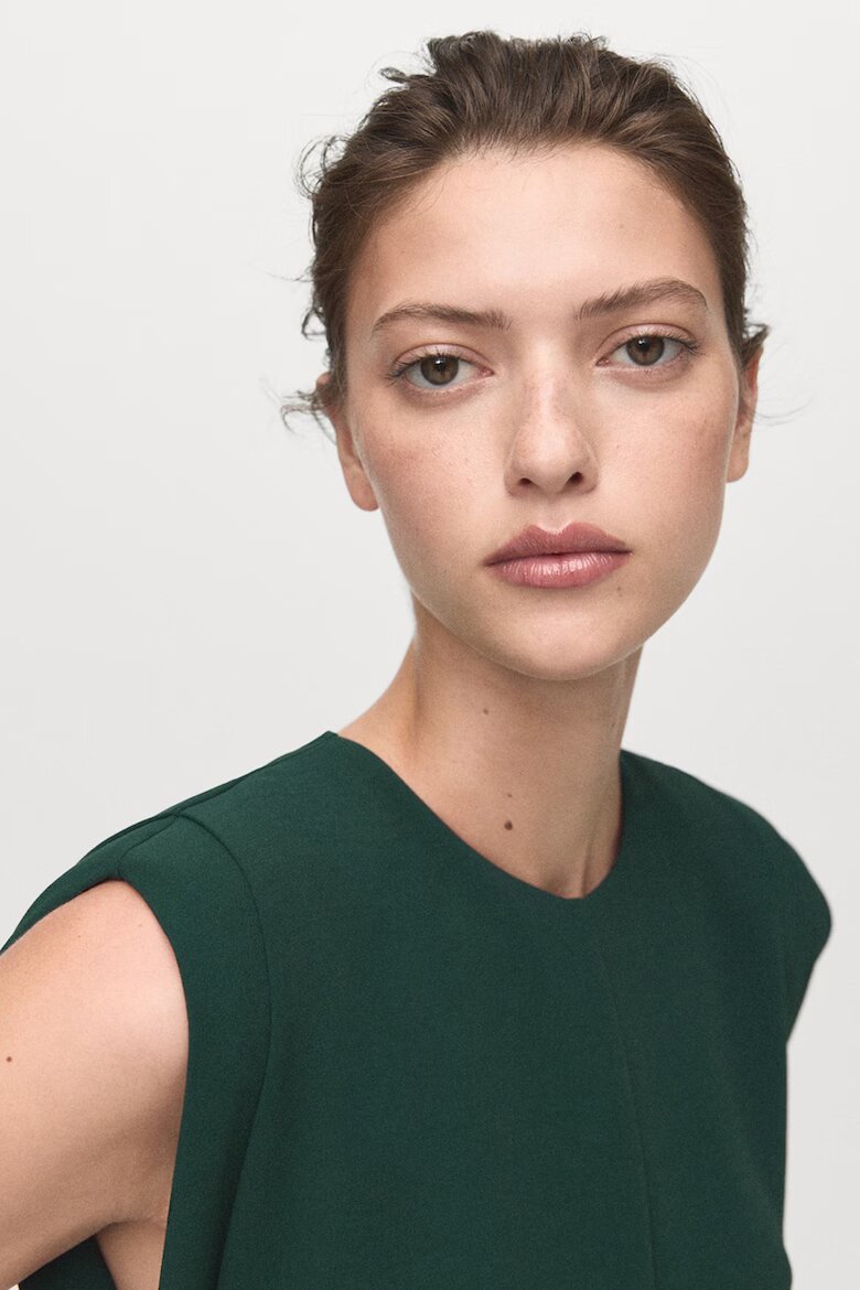Mango Гащеризон с широк крачол Бледозелен