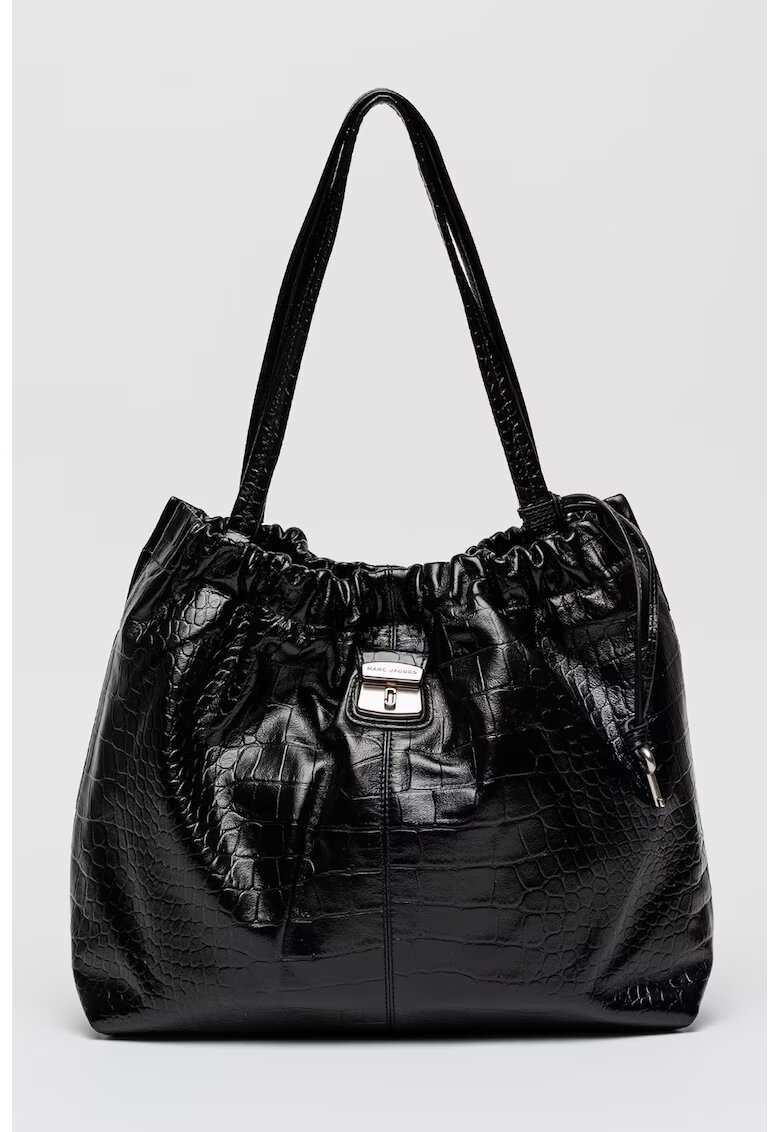 Marc Jacobs Кожена чанта Cristina с шагрен