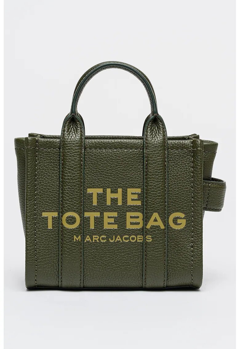 Marc Jacobs Кожена чанта Mini - Тъмнозелен