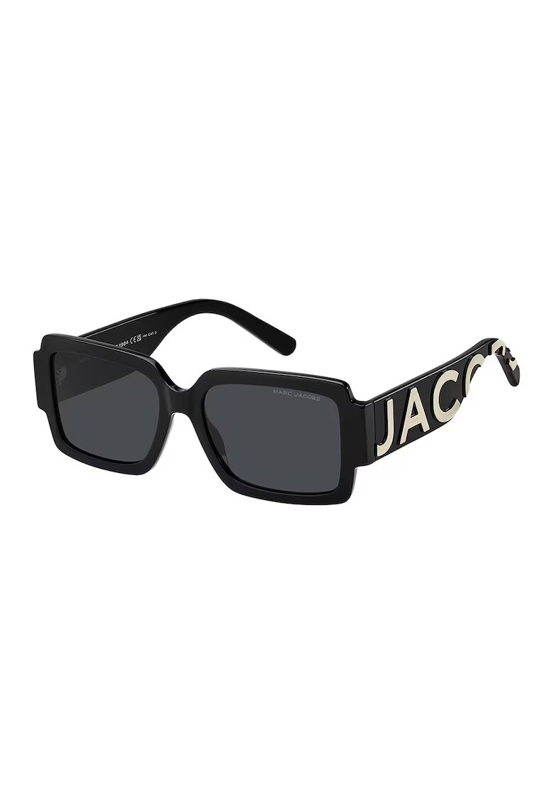 Marc Jacobs Квадратни слънчеви очила с лого - 49875 - Златист/Черен