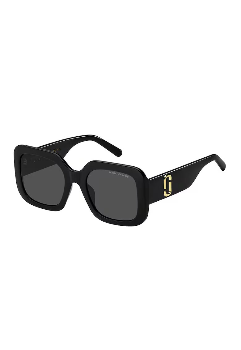 Marc Jacobs Квадратни слънчеви очила с лого - Onyx Black