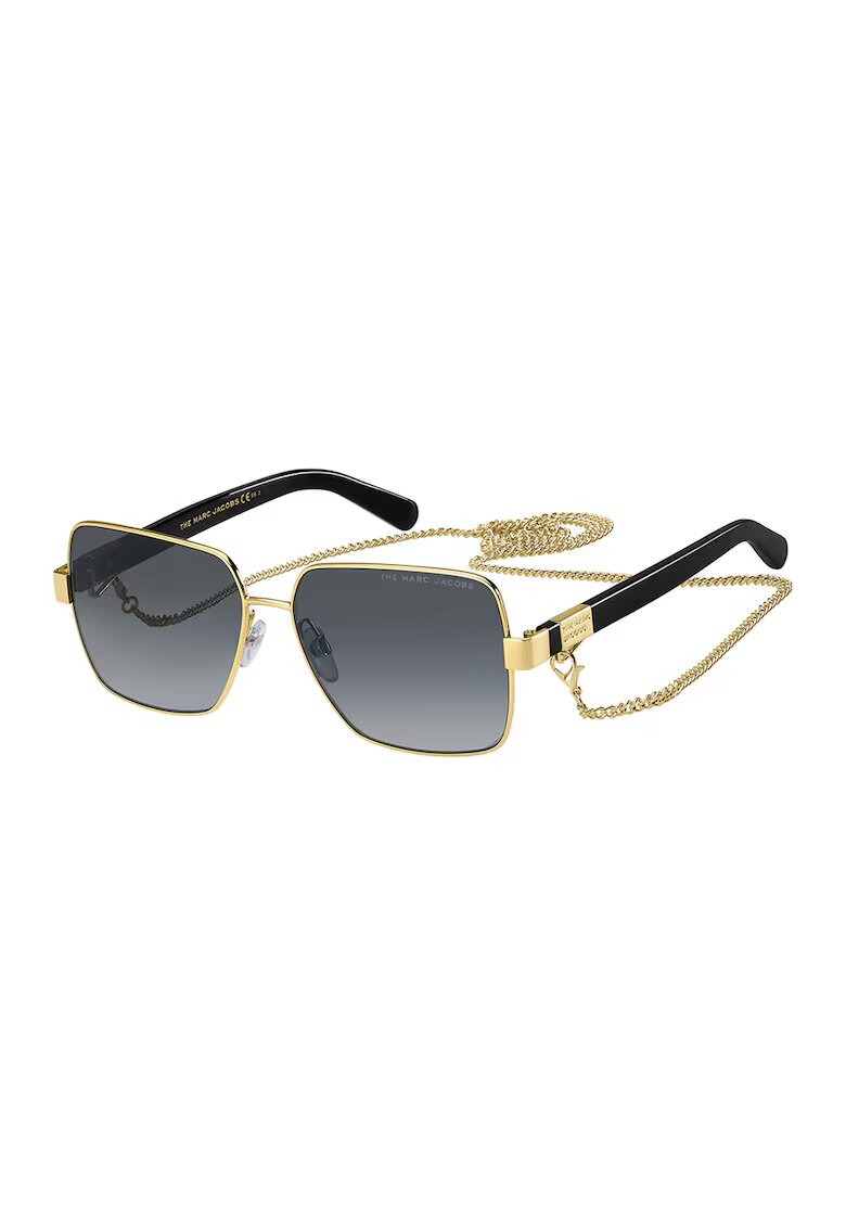 Marc Jacobs Квадратни слънчеви очила с отделяща се верижка