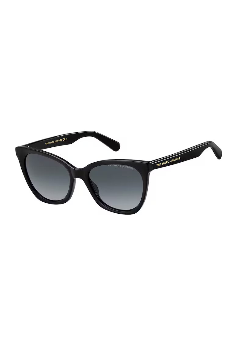 Marc Jacobs Слънчеви очила Cat-Eye с лого - Черен/Ултрамарин синьо