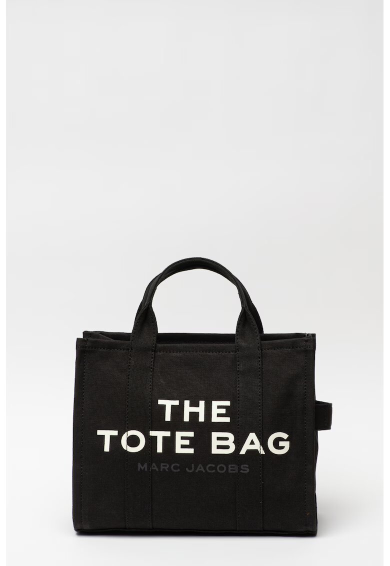Marc Jacobs Средноголяма шопинг чанта The Canvas - Бял/Каки - 27x32.5x12
