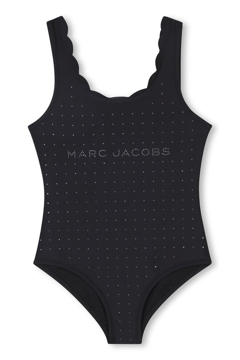 Marc Jacobs Цял бански с лого Избеляло черно