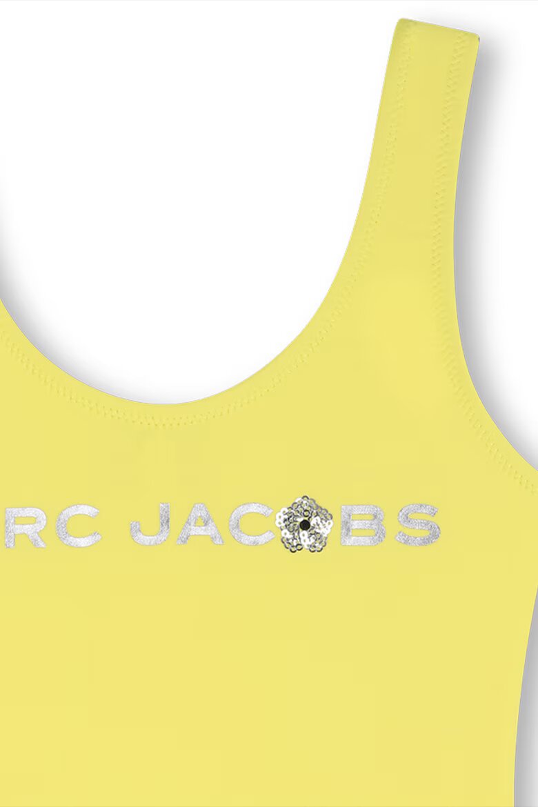 Marc Jacobs Цял бански с отвор на гърба Жълт