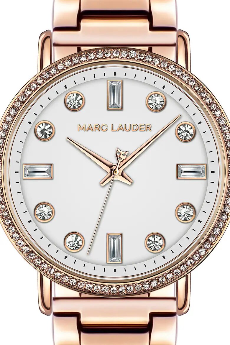 Marc Lauder Часовник от неръждаема стомана с кристали