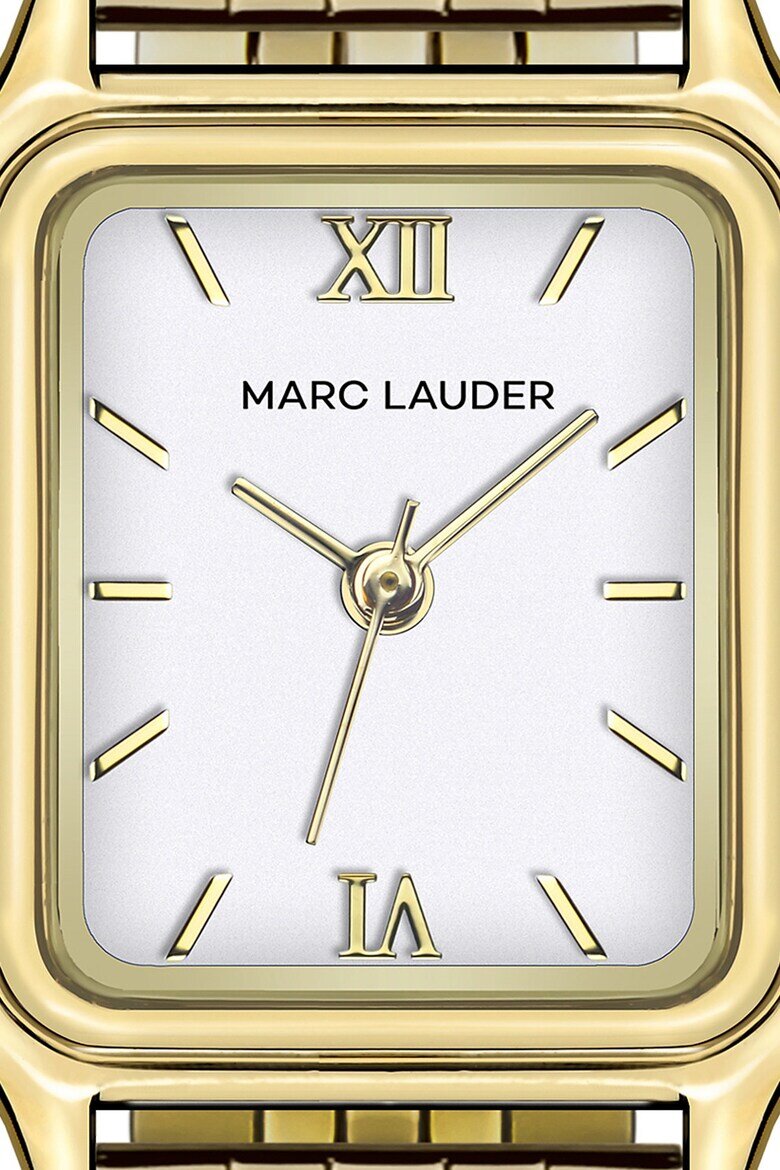 Marc Lauder Часовник с верижка от неръждаема стомана Златист