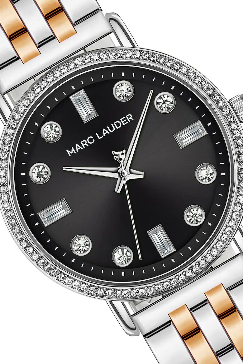 Marc Lauder Двуцветен часовник с кристали