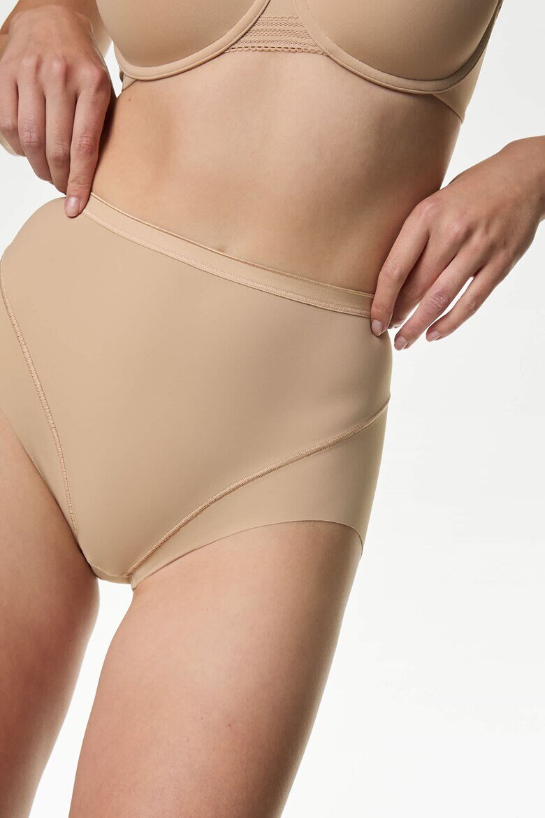 Marks & Spencer Безшевни бикини хипстър 2 чифта Светло бежово