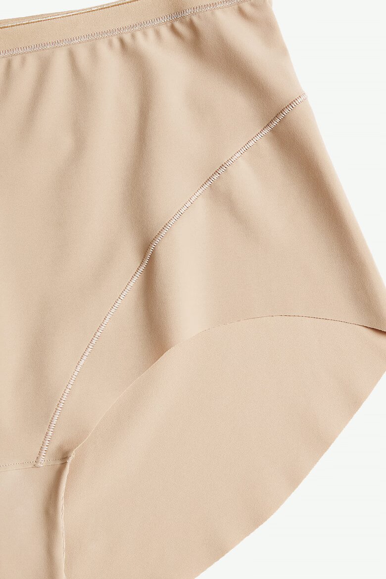 Marks & Spencer Безшевни бикини хипстър 2 чифта Светло бежово