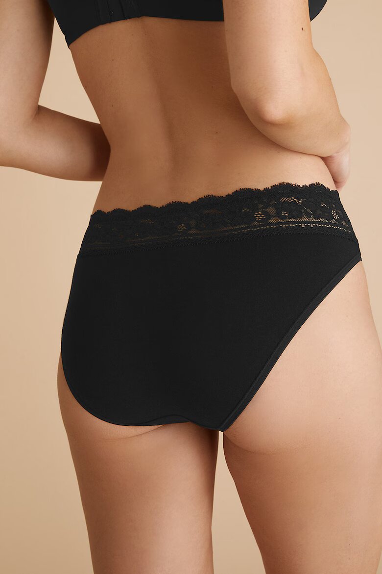 Marks & Spencer Бикини с висока талия - 5 чифта Черен