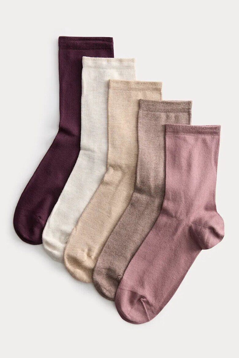 Marks & Spencer Дълги чорапи - 5 чифта Многоцветен