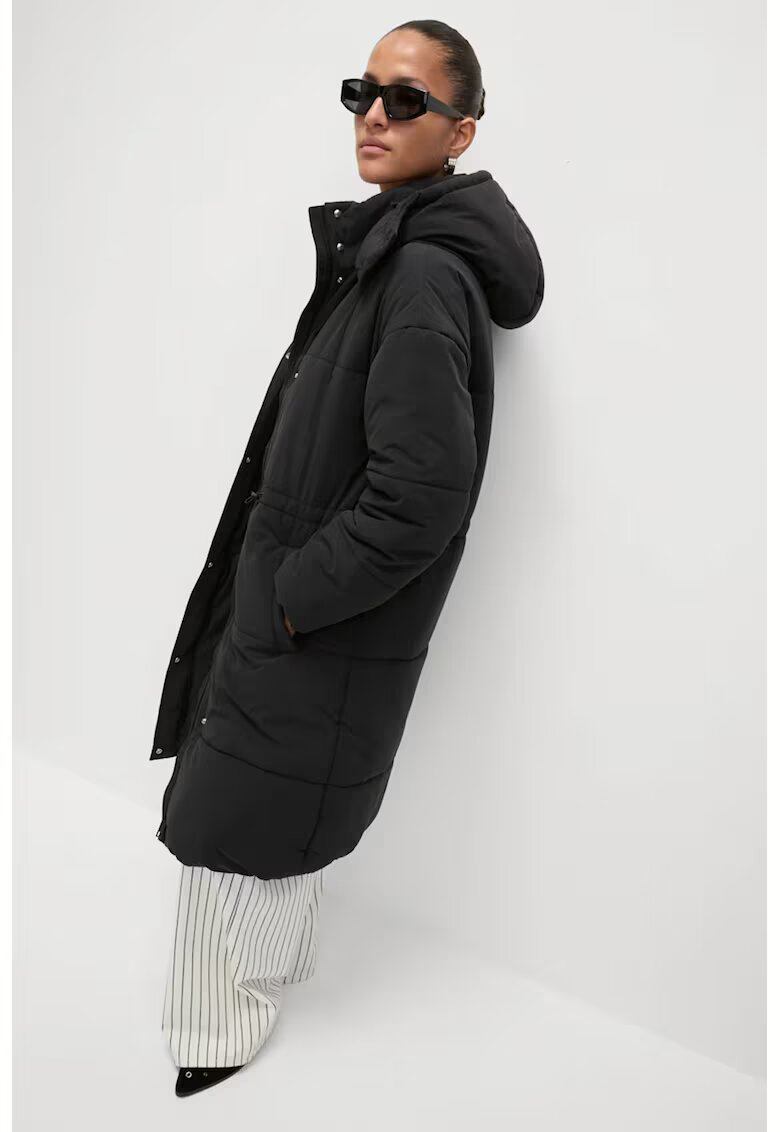 Marks & Spencer Дълго зимно яке Thermowarmth™ с вата - Черен
