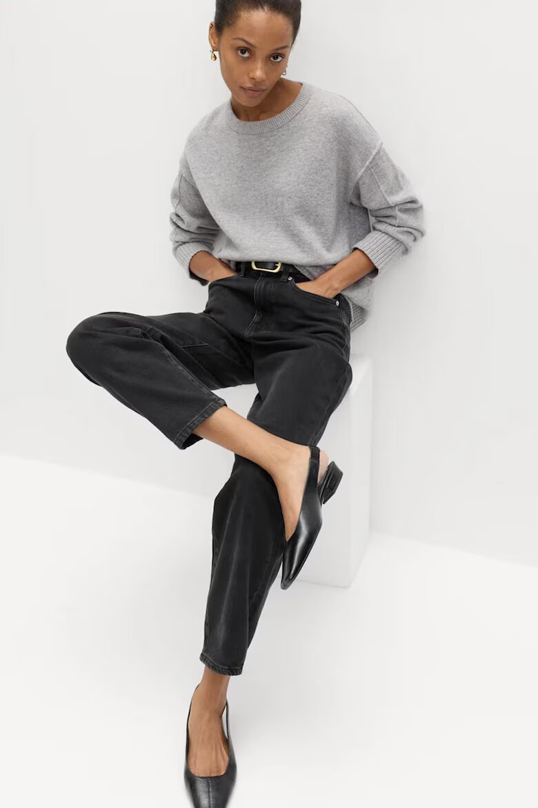Marks & Spencer Дънки стил Mom Fit Черен