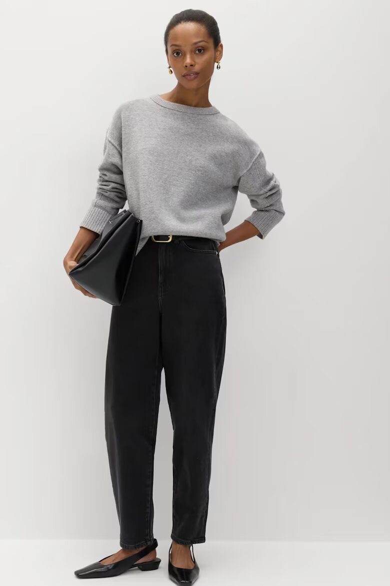 Marks & Spencer Дънки стил Mom Fit Черен