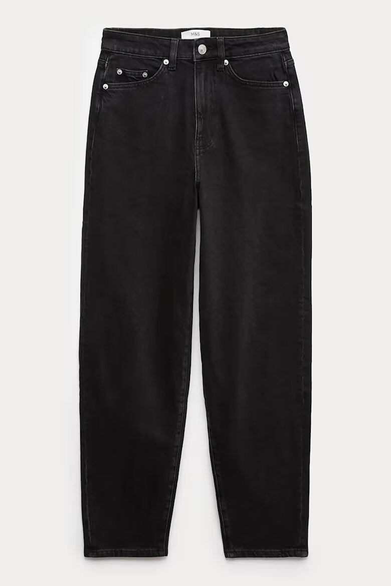 Marks & Spencer Дънки стил Mom Fit Черен