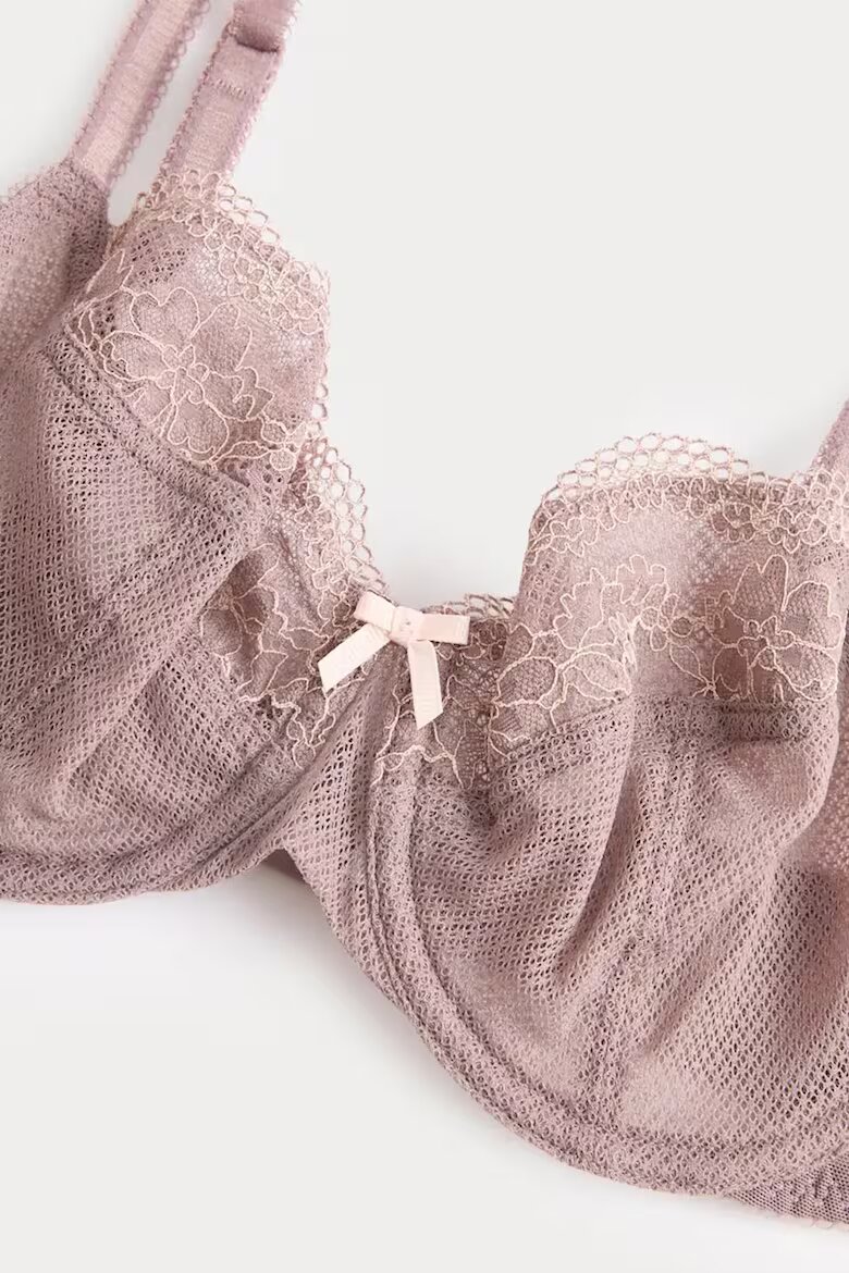 Marks & Spencer Дантелен сутиен с банели Jasmine Прашен люляк