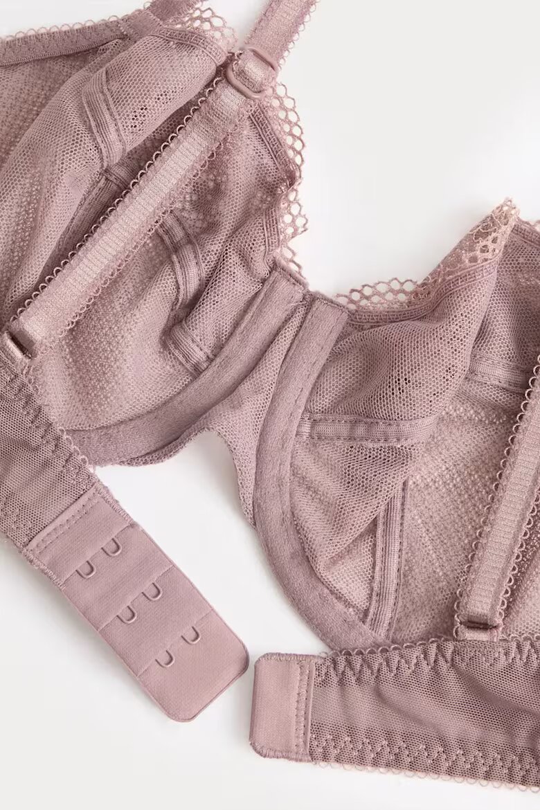Marks & Spencer Дантелен сутиен с банели Jasmine Прашен люляк