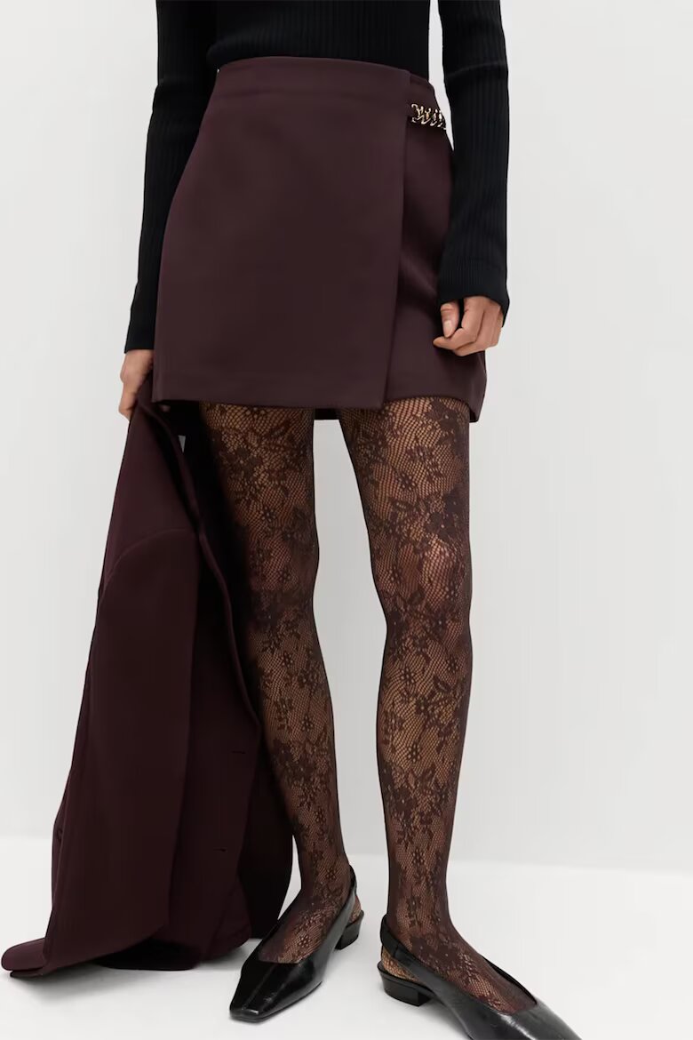 Marks & Spencer Къса пола с верижка Земен