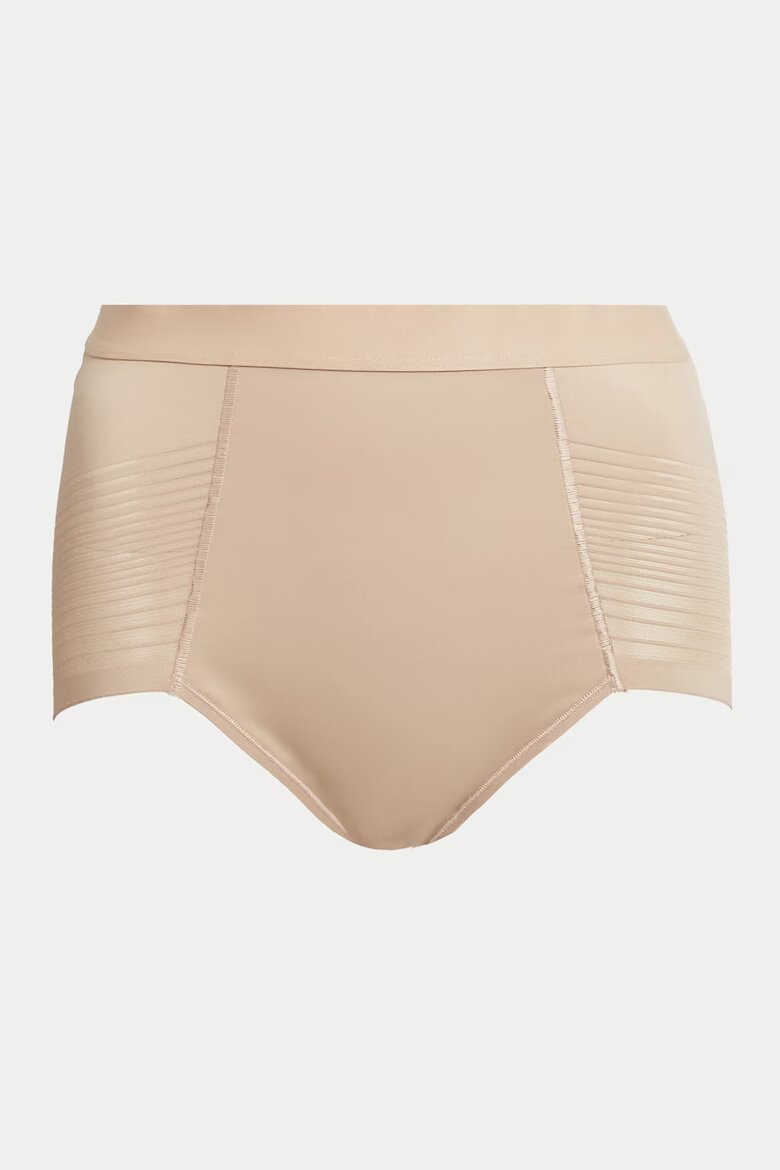 Marks & Spencer Оформящи бикини с висока талия Тъмнобежово