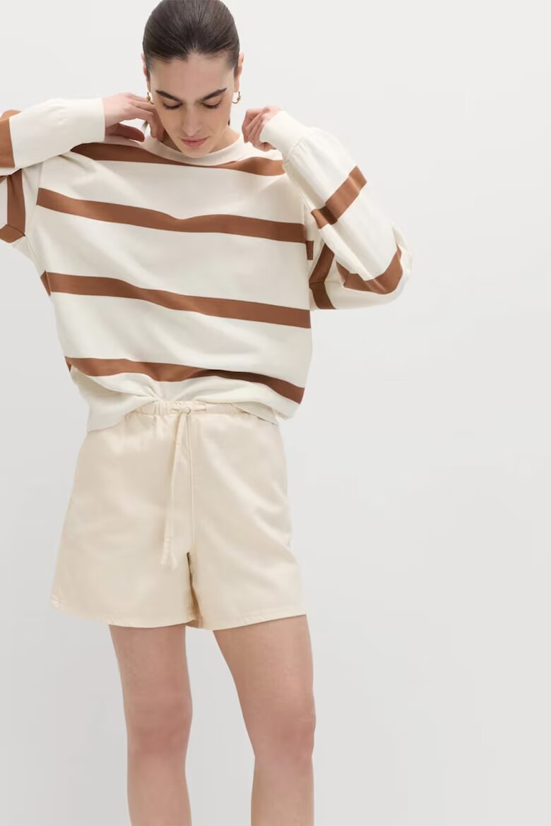 Marks & Spencer Шорти с лиосел с връзка Крем