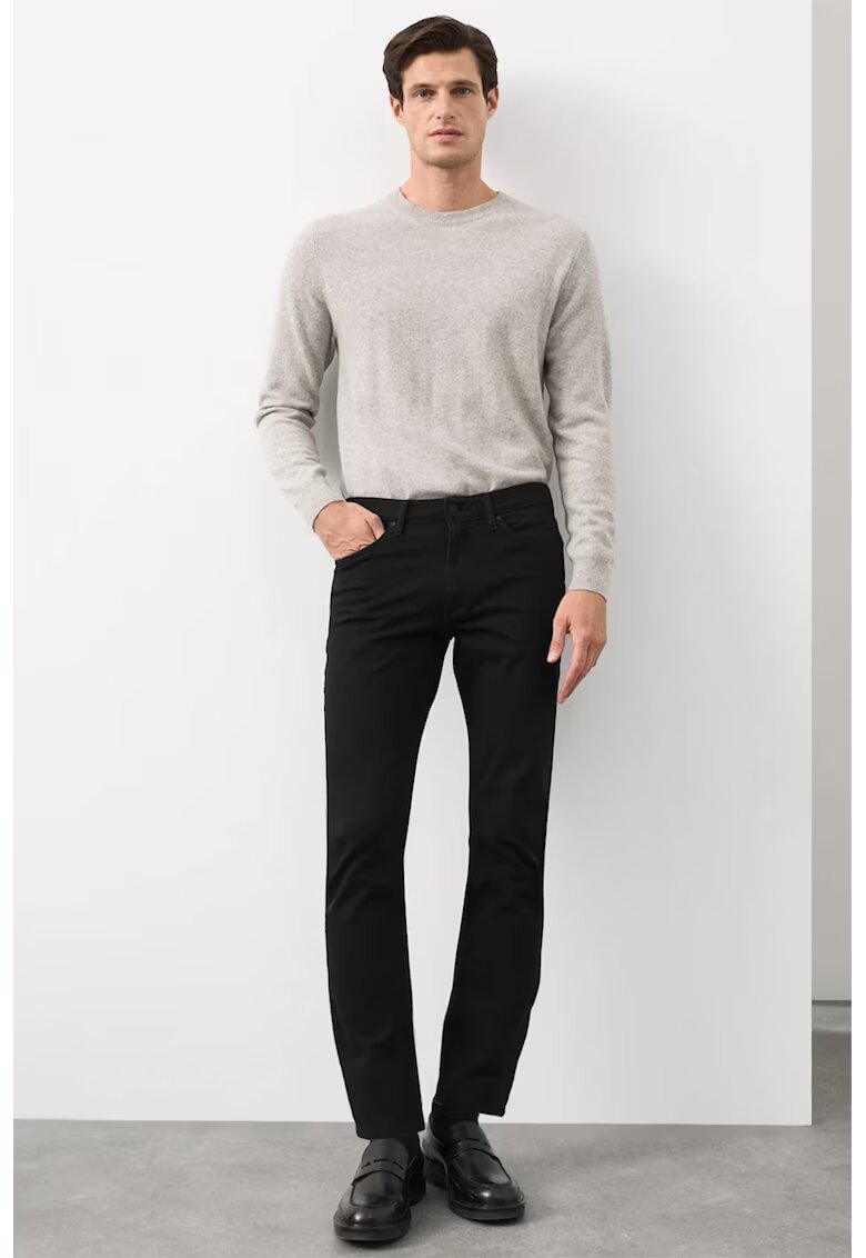 Marks & Spencer Слим дънки 360 Flex - Избеляло черно