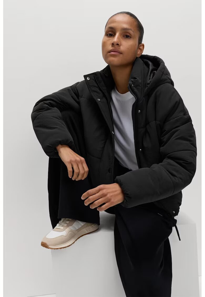 Marks & Spencer Зимно яке Thermowarmth™ с качулка - Черен