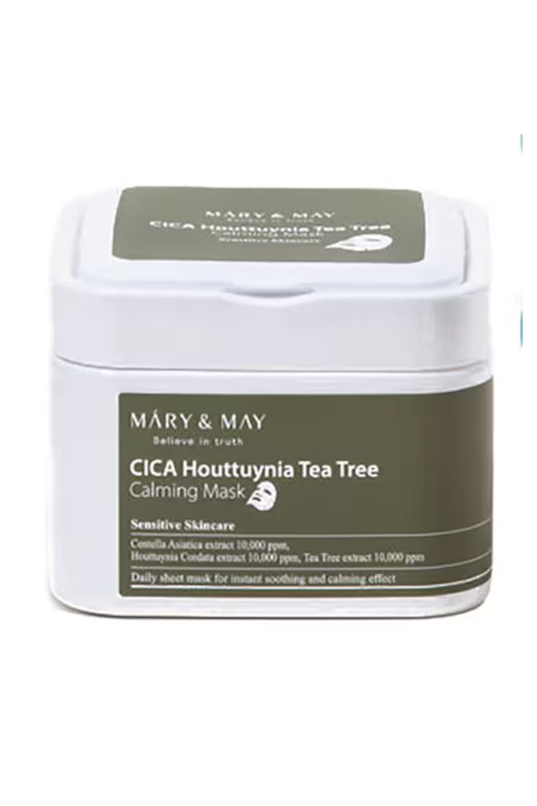 MARY&MAY Маска за лице CICA Houttuynia Tea Tree Текстил 30 бр 400 мл