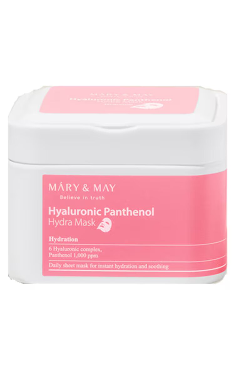 MARY&MAY Маска за лице Hyaluronic Panthenol Hydra Текстил 30 бр 400 мл