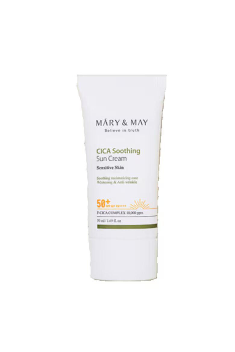 MARY&MAY Слънцезащитен крем Mary and May с центела азиатска SPF50+ PA++++ - 50 мл