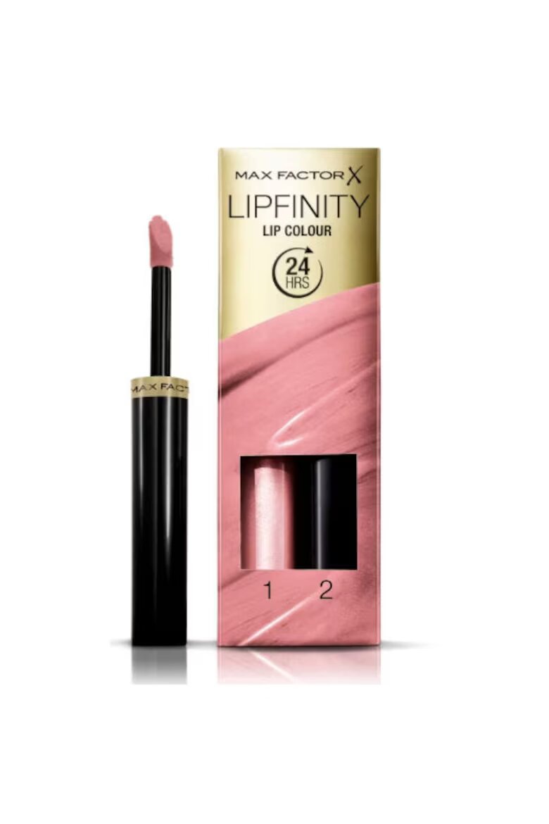 Max Factor Червило устойчиво на пренасяне Lipfinity 010 Whisper 2.3 ml + 1.9 g 15941 Розово