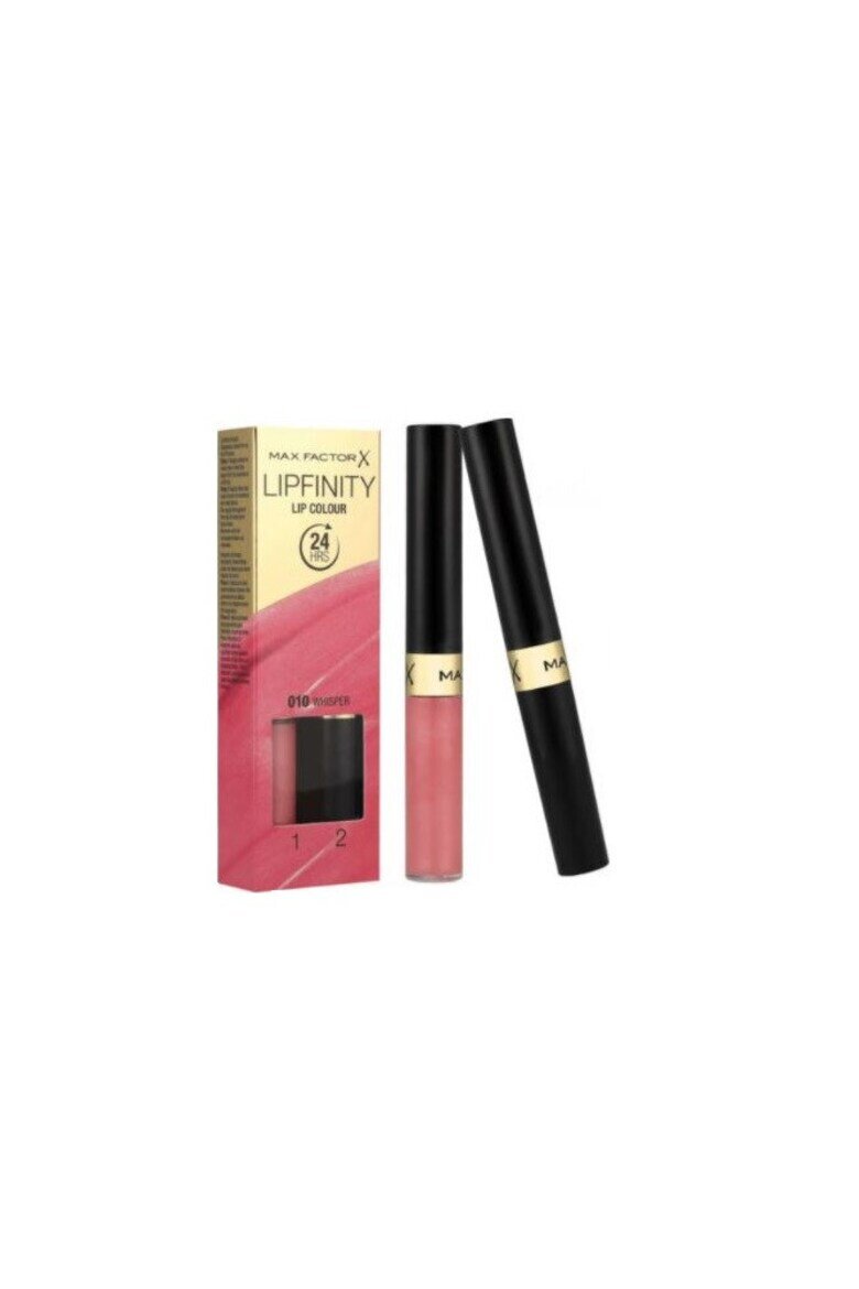 Max Factor Червило устойчиво на пренасяне Lipfinity 010 Whisper 2.3 ml + 1.9 g 15941 Розово
