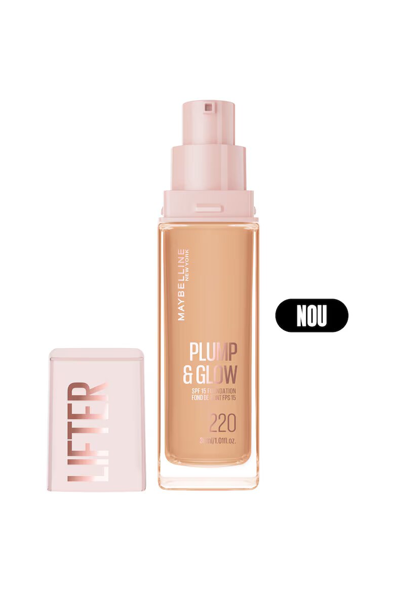 Maybelline NY Фон дьо тен Maybelline New York Lifter Plump&Glow за сияйна кожа 30 мл 220
