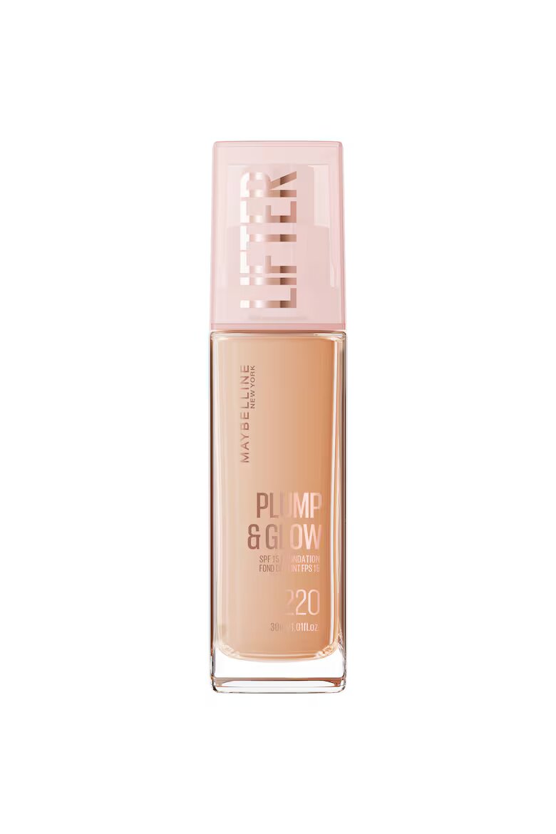 Maybelline NY Фон дьо тен Maybelline New York Lifter Plump&Glow за сияйна кожа 30 мл 220