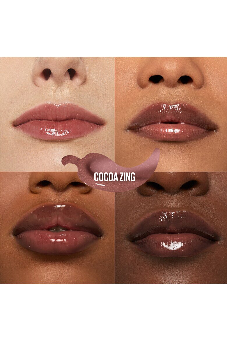 Maybelline NY Гланц за устни Maybelline New York Lifter Plump 002 Mauve Bite 5.4 мл Cocoa Zing