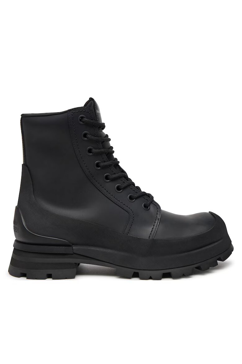 Mcq Alexander McQueen Мъжки ботуши естествена кожа черен 41 EU