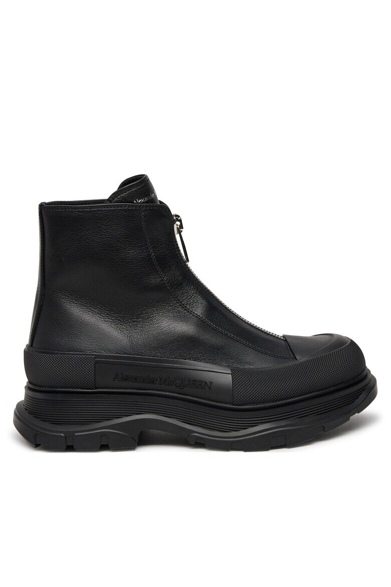 Mcq Alexander McQueen Мъжки ботуши естествена кожа черен 42 EU