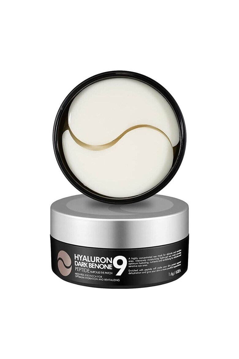 Medi-Peel Лепенки за очи с хиалуронова киселина пептид и черен бенон Hyaluron Dark Benone Peptide 9 Ampoules Eye Patch 1.6g * 60