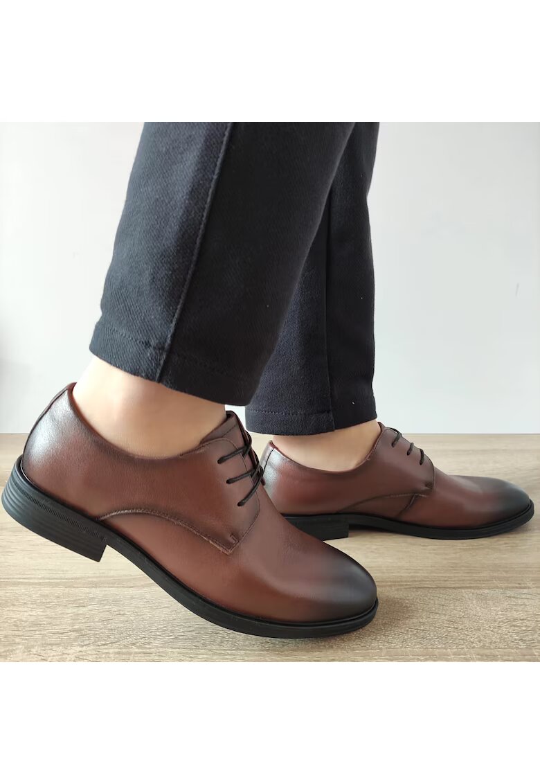 Mels Елегантни мъжки обувки 10663 Brown - Кафяви